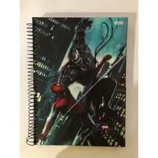 Caderno Homem Aranha e Venom 10 Matérias 160 Folhas | Caderno Universitário Marvel | Material Escolar Geek | Papelaria