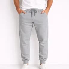 Calça Moletom Flanelada Unissex Cordão Ajustável Bolsos Laterais Inverno Calça Casual