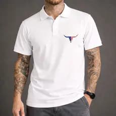 Camisa Polo Masculina Estilo Blusa Country Rodeio Agro Algodão Casual Confortável Dia A Dia