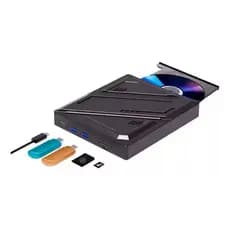 Gravador Leitor (usado) Drive Externo De Cd E Dvd Tipo-c + Usb 3.0 Slim Portátil
