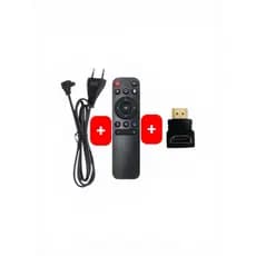 KIT controle e Adaptador HDMI 90 e cabo para projetor  HY320/HY300