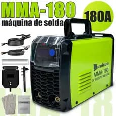 Máquina de Solda (Seminovo) Inversora HUAHUO MMA-200 110V - Display Digital IGBT Portátil Profissional