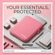 Capa Case Maxprint 7 Polegadas Neoprene Premium - Proteção Anti-Impacto para Tablet - Slim e Elegante