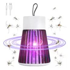 Luminária Mata Mosquito USB Elétrica Repelente Anti Insetos Pernilongo Portátil Quarto Sala Escritório