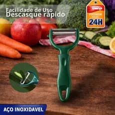 Descascador de Legumes e Frutas | Corte Preciso, Aço Inox e Praticidade no Dia a Dia!