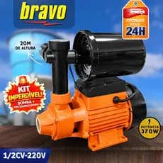 Bomba de Água Pressurizadora 1/2CV com Pulmão de Ar – Pressão Estável e Silenciosa
