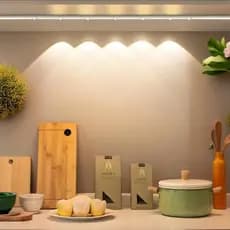 Luzes LED para Armário Magnéticas - Sensor de Movimento, USB e 3 Tons de Luz Ajustáveis F9