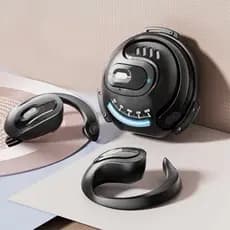 OWS Fone De Ouvido Bluetooth Sport Com Mic Estéreo Sem Fio HiFi À Prova D'água