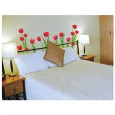 Adesivo Decorativo Tulipa Parede Sala Quarto Hall Banheiro Decorativo Papel Armário Vidro Porta