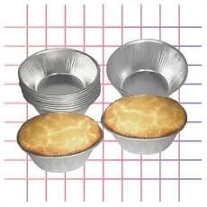 Kit 60 Forminhas Empadinha N 4 Forma Salgados Festas Empada Pâo de Queijo Formas Tortinhas Assadeira