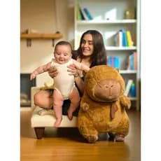 Capivara Pelúcia Premium 49 Cm Gigante Extra Macia Decoração