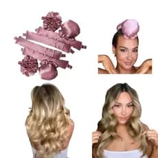Mini Modelador de Cachos de Cetim (Heatless Curver)(Curling Rod)Cachos sem Calor Bun Bon 1,2,3 ou 4 Varias Cores