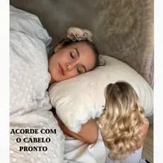 Modelador de Cachos Cetim Sem Calor Ideal Para Dormir Confortável Heatless Curls Bun Bons Kit Modelador