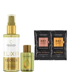 Borabella Elixir 12 Óleos Reparador 60ml  + Óleo de Argan 7ml