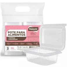 POTE LIBERADO PARA MICROONDAS 1000 ML COM 24 UNIDADES