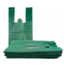 SACOLA RECICLADA VERDE PLASTICO REFORÇADO 4 KG