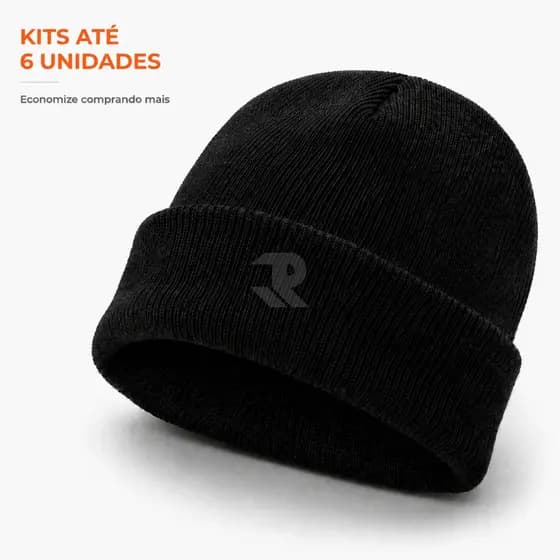 Kit Touca Preta Unissex | Gorro de Inverno Confortável e Casual