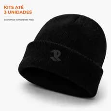 Touca Preta Unissex | Kit Promocional 1, 2 ou 3 Unidades | Gorro de Inverno Quente e Confortável