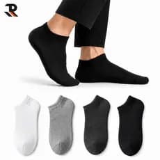 Kit 12 Pares de Meia Soquete Sortido Cano Curto Algodão Premium Masculino Feminino Respirável