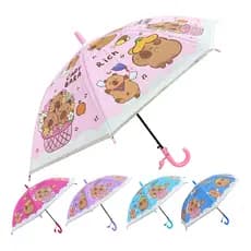Guarda Chuva Sombrinha Infantil Automática Leve Capivara