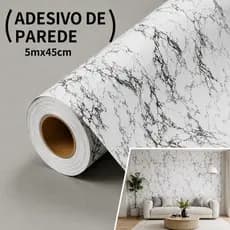 5/10/15/20 Metros Adesivo Papel de Parede Autocolante 5m x 45cm Madeira Mármore Geométrico 2,25m²
