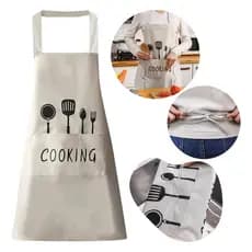 Avental de Cozinha Premium Impermeável com Bolso Estampa Moderno - Ajustável para Chef e Churrasco