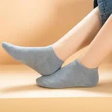 Kit De 3 a 12 Pares De Meias Infantil Cinza Altamente Confortável