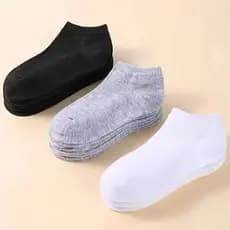 Kit De 3 a 12 Pares De Meias Colegial e Casual Algodão Preço Baixo