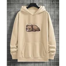 Moletom Masculino Canguru Blusa de frio Premium Com Capuz  e Feminino Algodão Urso Hibernando Casaco Premium style