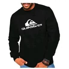 Sueter Moletom QuikSilver Casaco Gola Careca Alta Qualidade Premium
