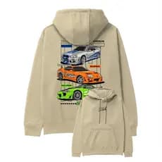 Moletom Velozes e Furiosos Carros Brian Skyline Supra Eclypse