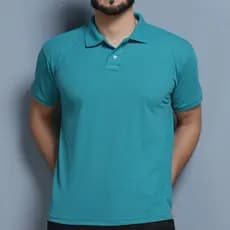 Camisa Gola Polo Masculina Camiseta  Uniforme Para Bordar, lisa Cor VerdeTamanho Grande