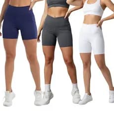 Kit 5 Bermuda Feminina Fitness Para Academia e Treinos Moda Fitness Verão Caminhada Academia