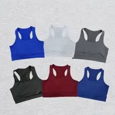 Kit 4 ou Apenas 2 Top Fitness Feminino para Malhar Suplex Moda Academia Esportes Elite sem Bojo