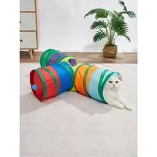 Pet Brinquedo para Gato - Túnel Engraçado/ Vara de Pelúcia/ Rato/ Combinação de Brinquedos