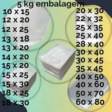 5 KG Embalagem Saco Plástico transparente PP (Saco de Plástico transparente), (Saco transparente PP)