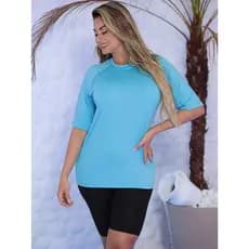 Blusa Camiseta Proteção UV 50+ Raglan de Poliamida Linha Premium