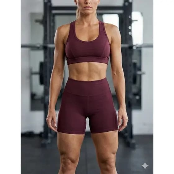 Conjunto Top Bojo e Short Poliesportivo Linha Premium Academia Fitness