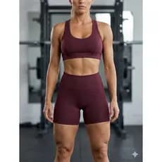 Conjunto Top Bojo e Short Poliesportivo Linha Premium Academia Fitness