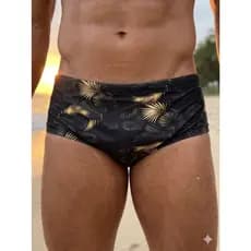 Sunga Slip Masculina Estampada Tecido Premium Moda Praia com Estilo e Liberdade