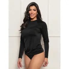 Blusa Camiseta Proteção UV Térmica Segunda Pele Manga Longa Confortável Resistente