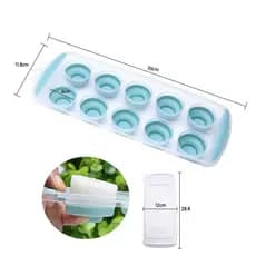 Forma de Gelo de Silicone Flexível Cubos Redondos para Bebidas