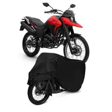 Capa Cobrir Moto Couro Anti Risco Uv Impermeável Lander 250