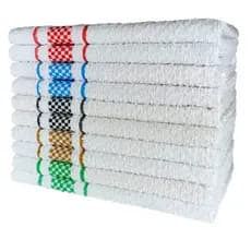 Kit 10 Panos de Prato Grande Jacquard Premium 45x70cm 100% Algodão Macio Alta Absorção