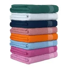 Kit 10 Toalhas de Banho 100% Algodão 65x120cm Conforto Hotel Macia e Durável