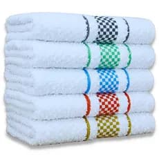 Kit 4 Panos de Prato Jacquard 45x70 Atoalhado Toalha Copa Premium Gourmet Luxo
