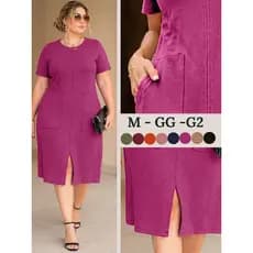vestido plus size feminina discreto casual vestidos moda verão feminina elegante leve femininas casual grande