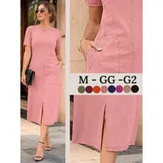 Vestido feminino evangelico vestidos femeninas discreta soltinho básica versátil moda feminina confortável leve barato
