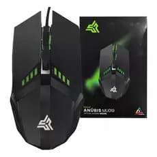 Mouse Gamer Mause Ergonômico LED Com Fio Knup Anubis KP-MU019