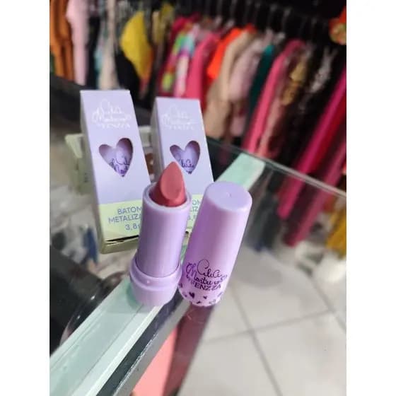 Batom Cremoso Metalizado Batom para a Boca Hidratante